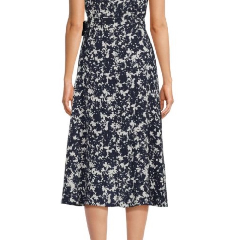 DKNY
Floral High Low Faux Wrap Dress Size  10 - Picture 10 of 10